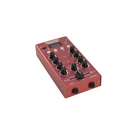 OMNITRONIC GNOME-202P Mini Mixer red